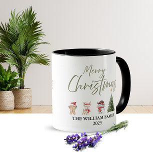 Watercolor Christmas Coffee Mug