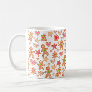 watercolor Christmas gingerbread cookies Coffee Mug