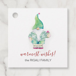 Watercolor Christmas Holiday Gift Tags