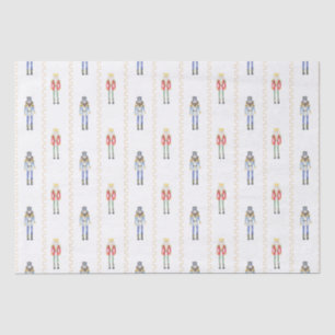 Watercolor Christmas Nutcrackers Tissue Paper