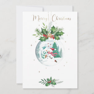 Watercolor Christmas Party Invitation