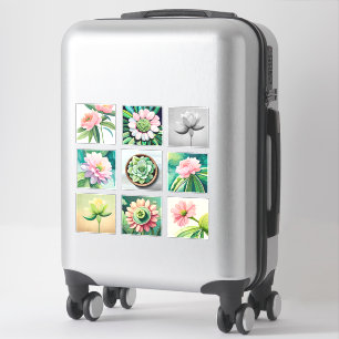 Watercolor Chrysopsis flowers Scrapbook