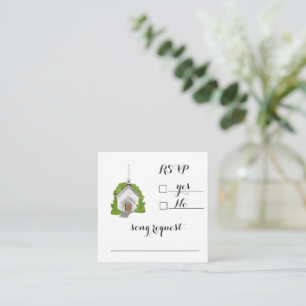 Watercolor church RSVP card
