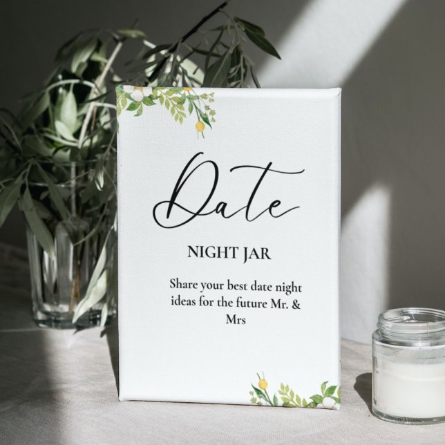 Watercolor Citrus Lemon Bridal Shower wedding Sign (Creator Uploaded)