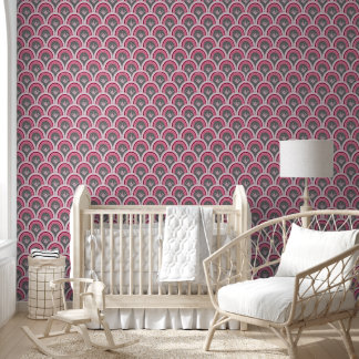 Watercolor Classic Pink Hand-drawn Wallpaper