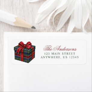 Watercolor Classic Plaid Christmas Gift