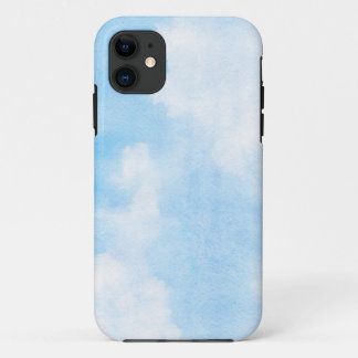 Watercolor clouds and sky background Case-Mate iPhone case