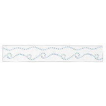 Watercolor Coastal Dots Table Runner