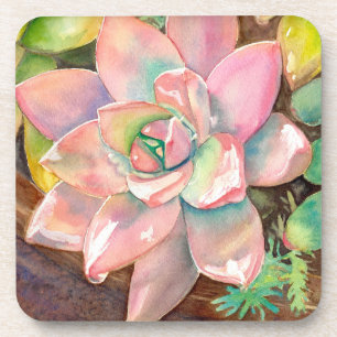 Watercolor coasters by Debra Lee Baldwin