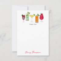 Watercolor Cocktails & Party Drinks Custom