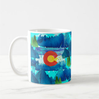 Watercolor Colorado Coffee Mug