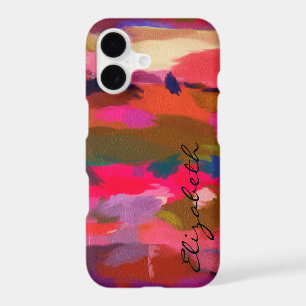Watercolor Coloured Abstract Monogram