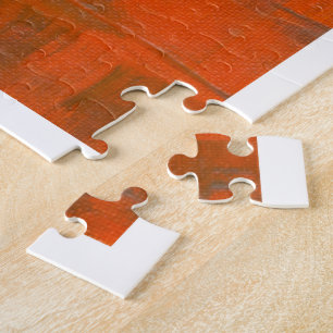 Watercolor colourful painting. Abstract Marble  Ca Jigsaw Puzzle