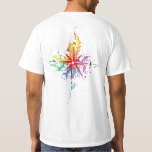 Watercolor Compass T-Shirt