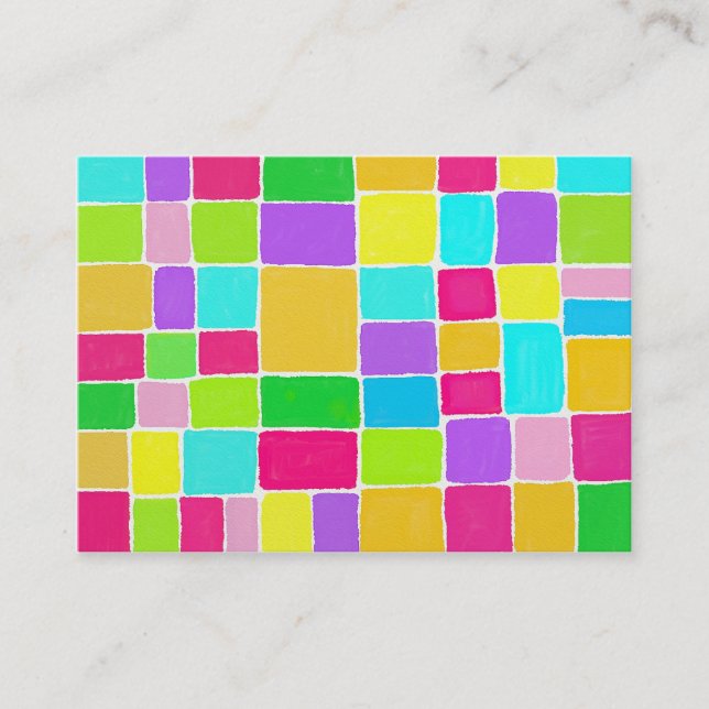 Watercolor Composition Business Card (Front)