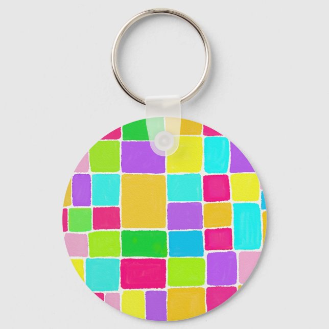 Watercolor Composition Key Ring (Front)