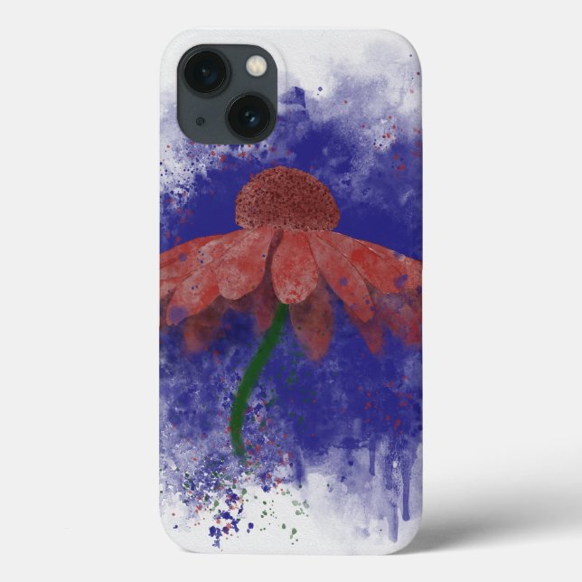 Watercolor Coneflower Case-Mate iPhone Case (Back)