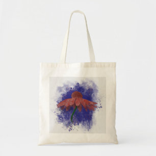 Watercolor Coneflower Tote Bag