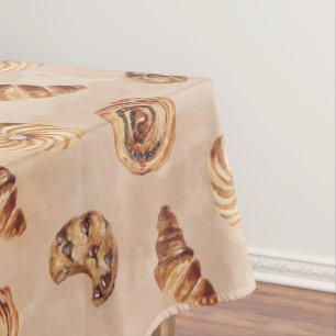 Watercolor Confectionery Patisserie Food Brunch Tablecloth