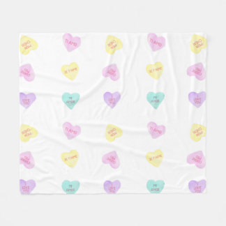 Watercolor Convo Heartz Around the World Blanket