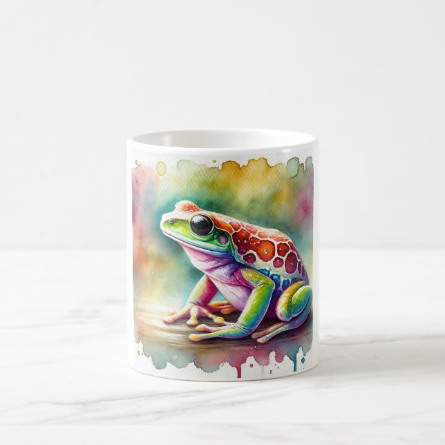 Watercolor Coqu Frog 140724AREF115 - Watercolor Coffee Mug (Center)
