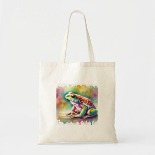 Watercolor Coqu Frog 140724AREF115 - Watercolor Tote Bag