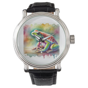 Watercolor Coqu Frog 140724AREF115 - Watercolor Watch