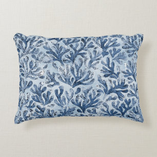 Watercolor Coral Decorative Cushion