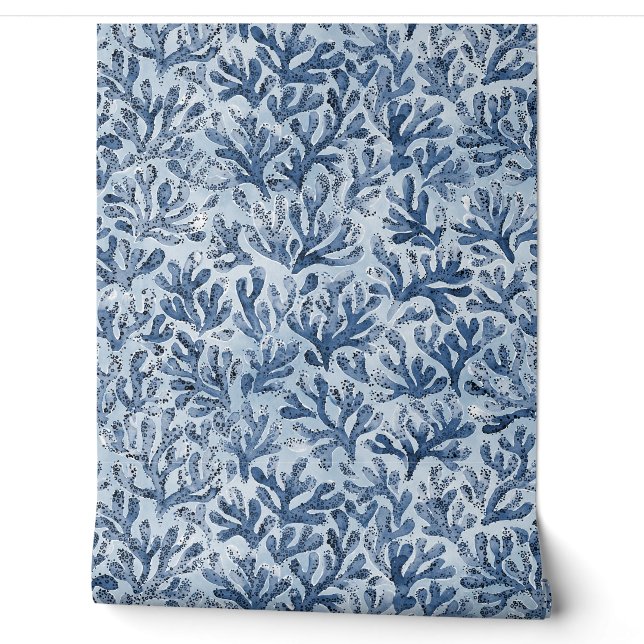 Watercolor Coral Wallpaper (Unrolling)