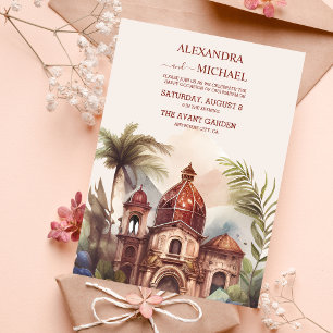 Watercolor Costa Rica Destination Wedding Invitati Invitation