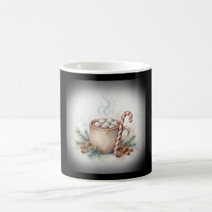 Watercolor Cosy Hot Cocoa Christmas Mug