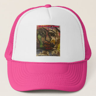 watercolor cover trucker hat