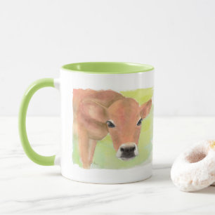 Watercolor Cow Mug