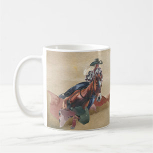 Watercolor Cowgirl on Horse Western Decor Coffee Mug