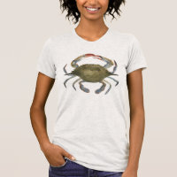 Watercolor Crab - Grey