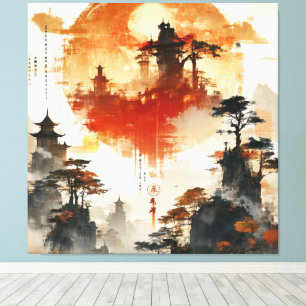 Watercolor Create Your Own Custom Design Canvas Print