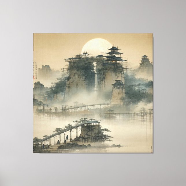 Watercolor Create Your Own Custom Design  Canvas Print (Front)