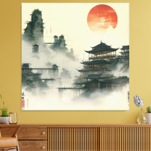 Watercolor Create Your Own Custom Design Canvas Print