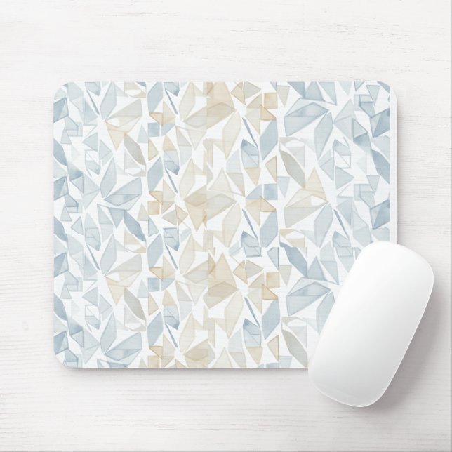 Watercolor Crystal Facets Mouse Pad (With Mouse)