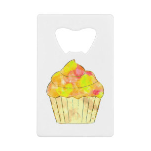Watercolor Cupcake Painting