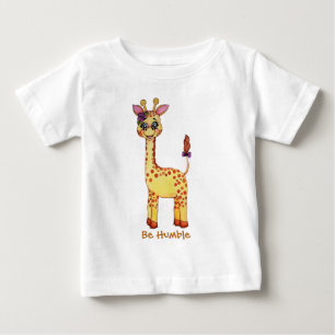 Watercolor Cute Baby Giraffe T-Shirt