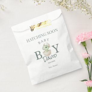 Watercolor Cute Dinosaur Baby Boy Shower Favour Ba Bags