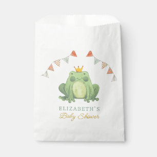 Watercolor Cute Frog Baby Shower Favour Bags