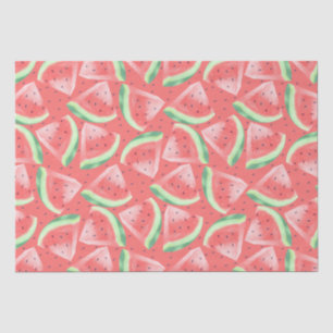Watercolor Cute Kawaii Watermelon Tissue Paper