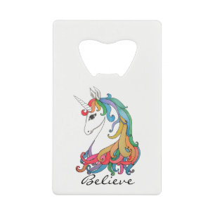 Watercolor cute rainbow unicorn