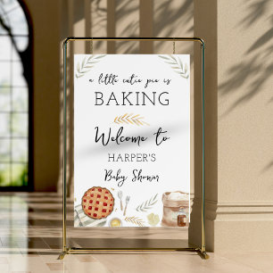 Watercolor Cutie Pie Baking Welcome Sign