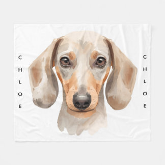 Watercolor Dachshund Dog Blanket – Cozy Pet Crate