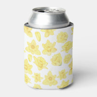 Watercolor Daffodil Ditzy Floral