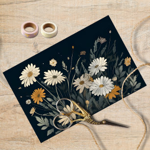 Watercolor Daisy Decoupage Daisy Decoupage Paper