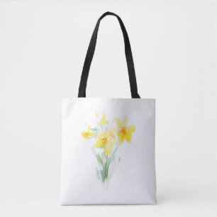 Watercolor Dandelion Tote Bag